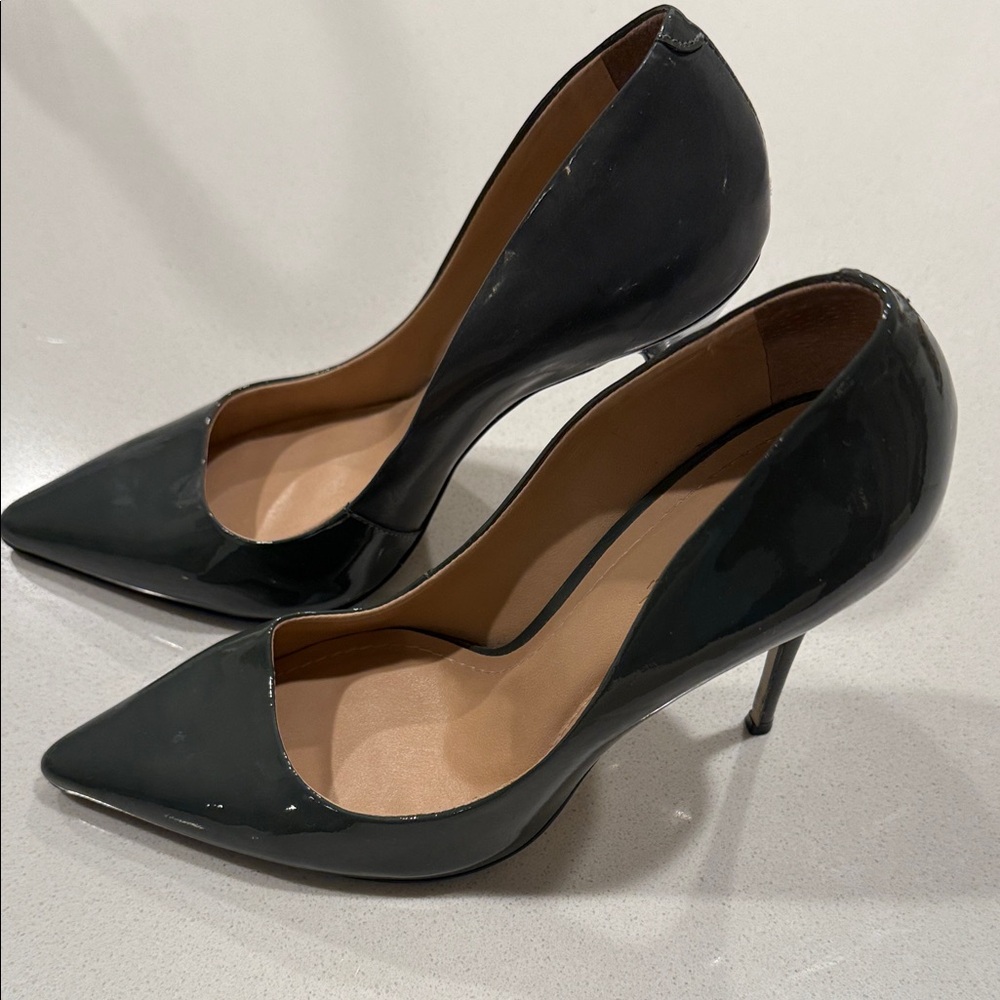 Dark Grey Stiletto Heels